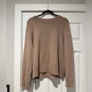NWOT ✅ Quince Mongolian Cashmere Crewneck Sweater Size Medium in “Oatmeal”🤎
